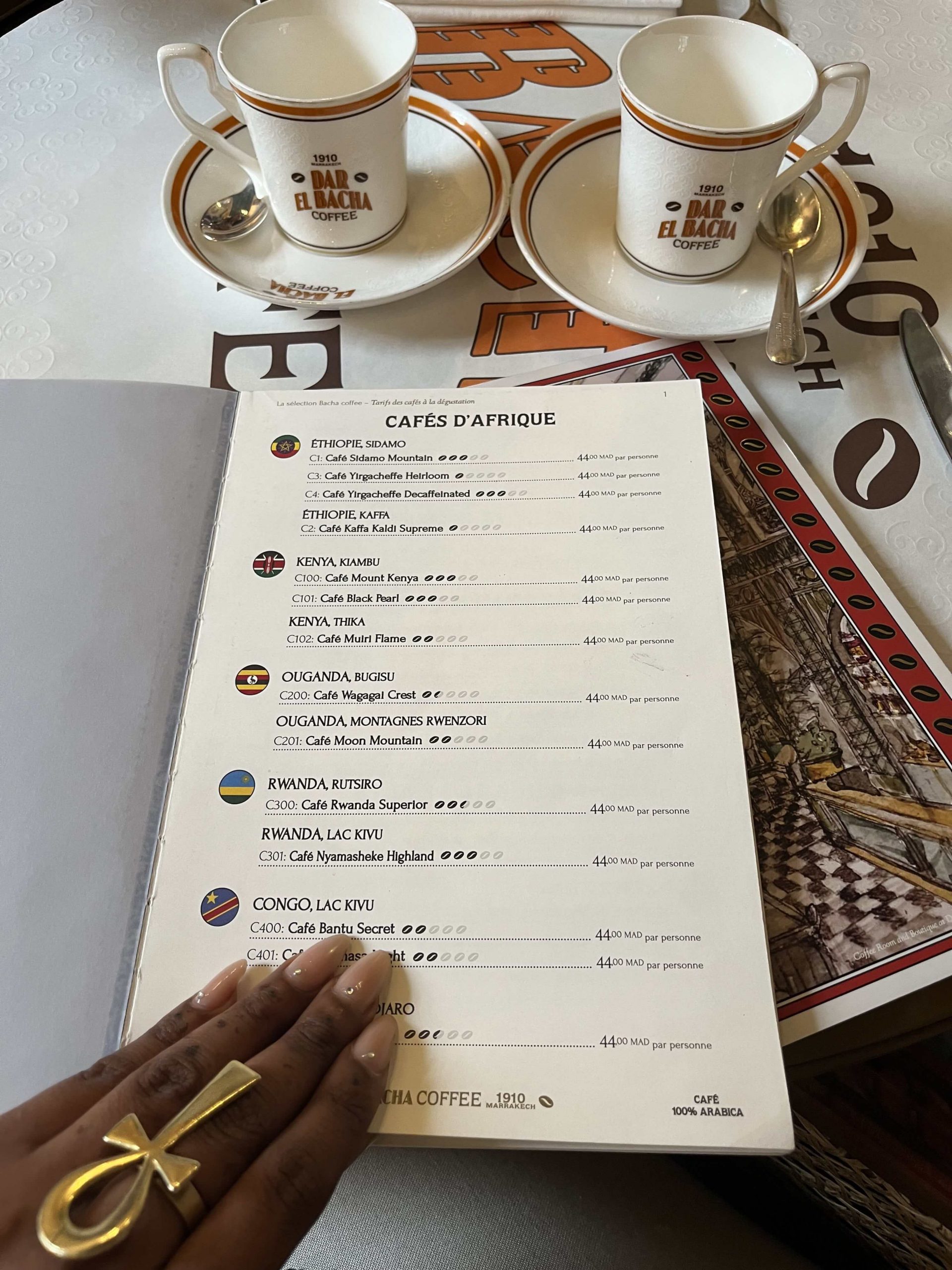 Magdas Food Programme Bacha Coffee Cafe Menu