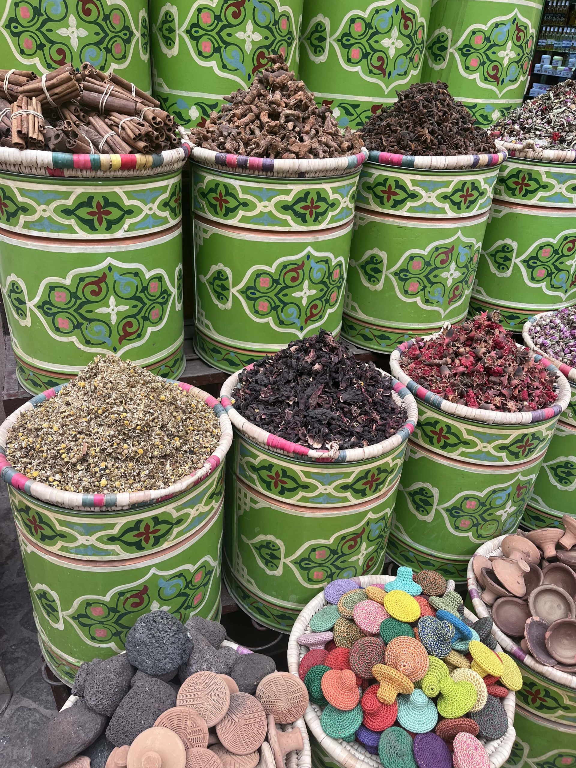Magdas Food Programme Fundstucke auf dem Soukmarkt Gewürze